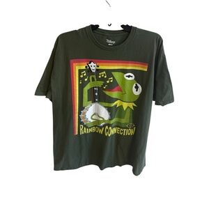Disney The Muppets Kermit The Frog Banjo Rainbow Connection  Shirt Men’s 2XL